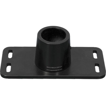 ERGOTECH Flush Plate Mount Black A00103